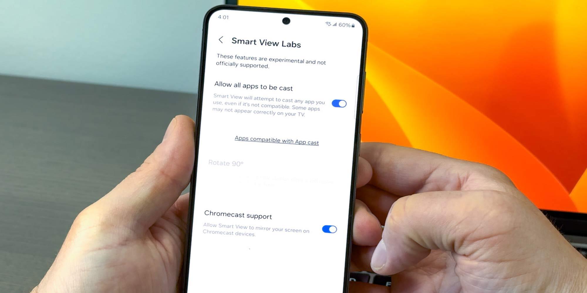 Chromecast Support in Smart View