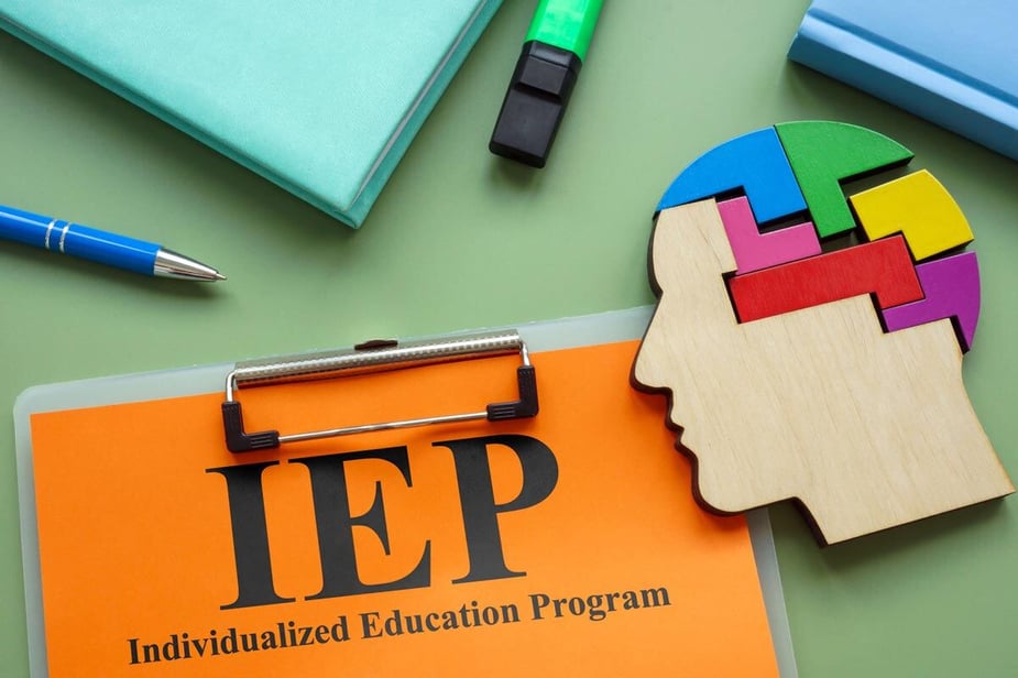 Paper with the words Individualized Education Program