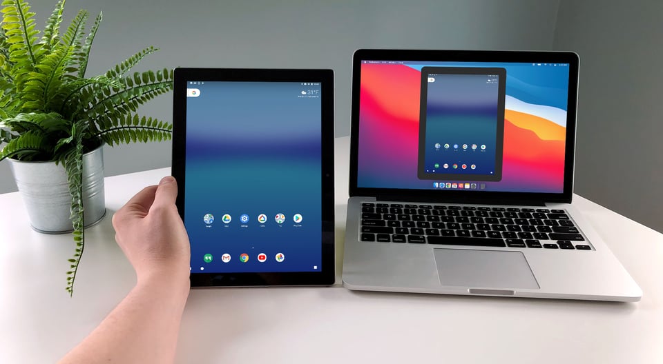 Android Tablet Mirroring to MacBook