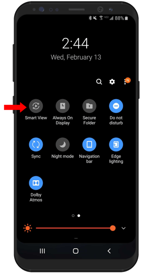 Samsung Phone Quick Settings