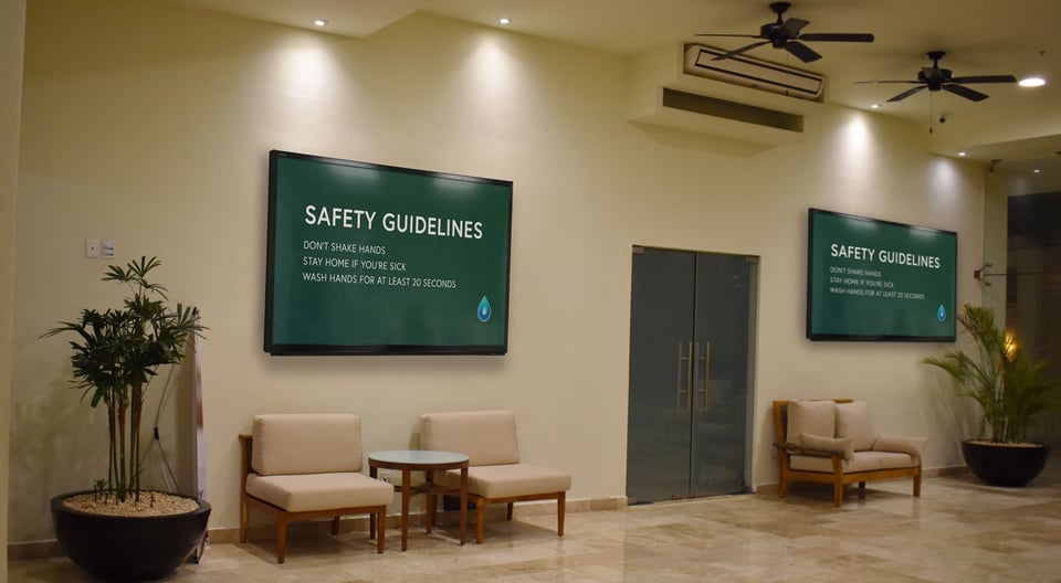 Ditto digital signage crisis safety content