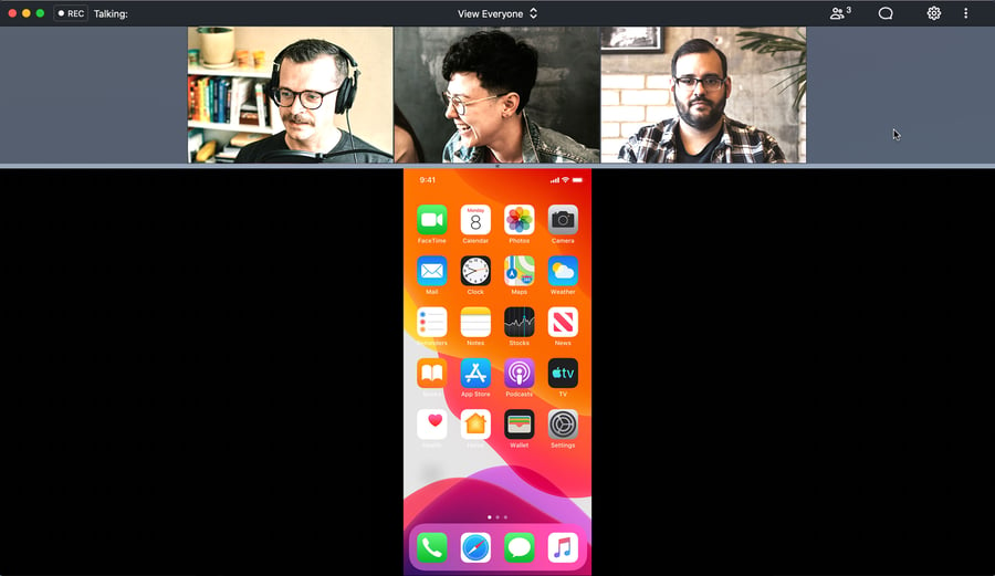 Share phone to GoToMeeting natively