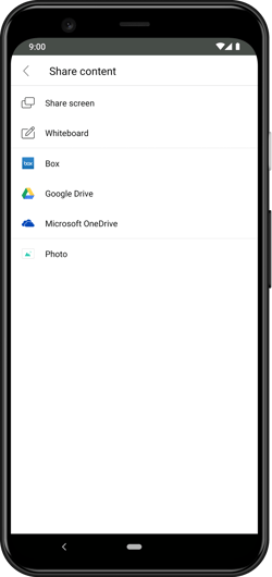Cisco Webex Android Share Screen