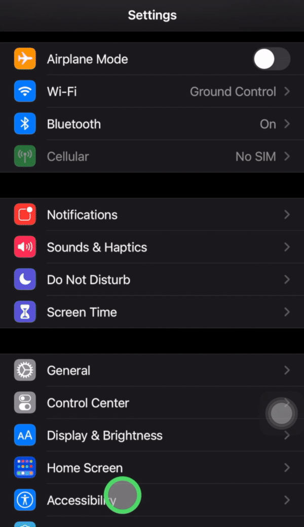 iPhone changing pointer scrolling tracking speed