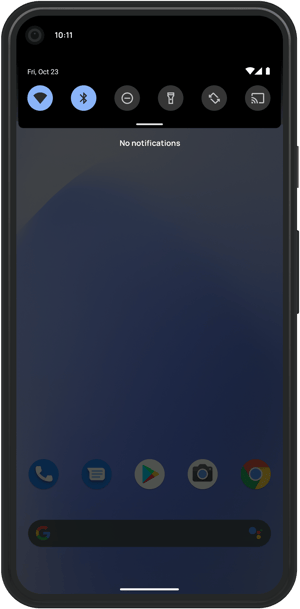 Google Pixel Quick Settings