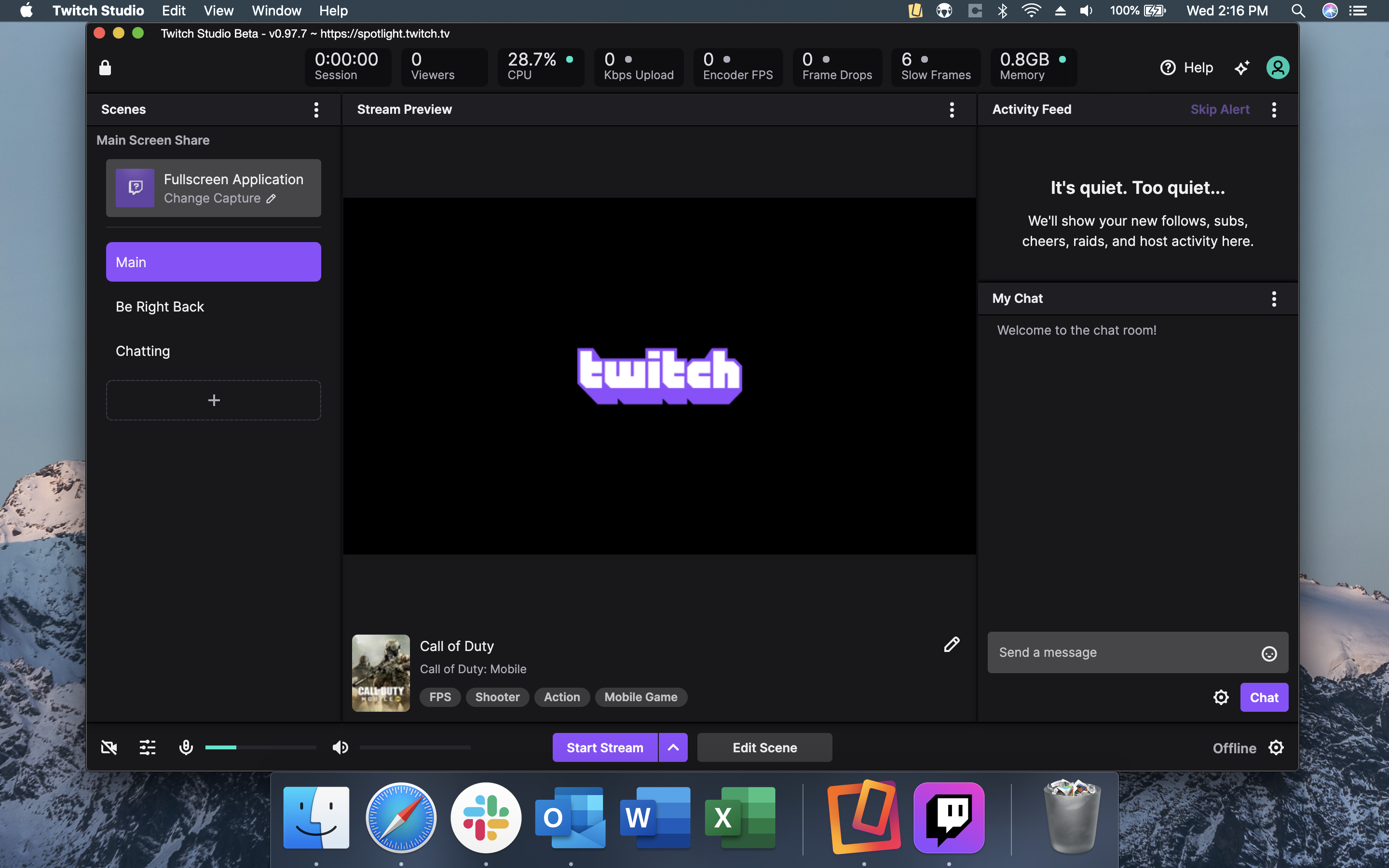 obs studio streamers android
