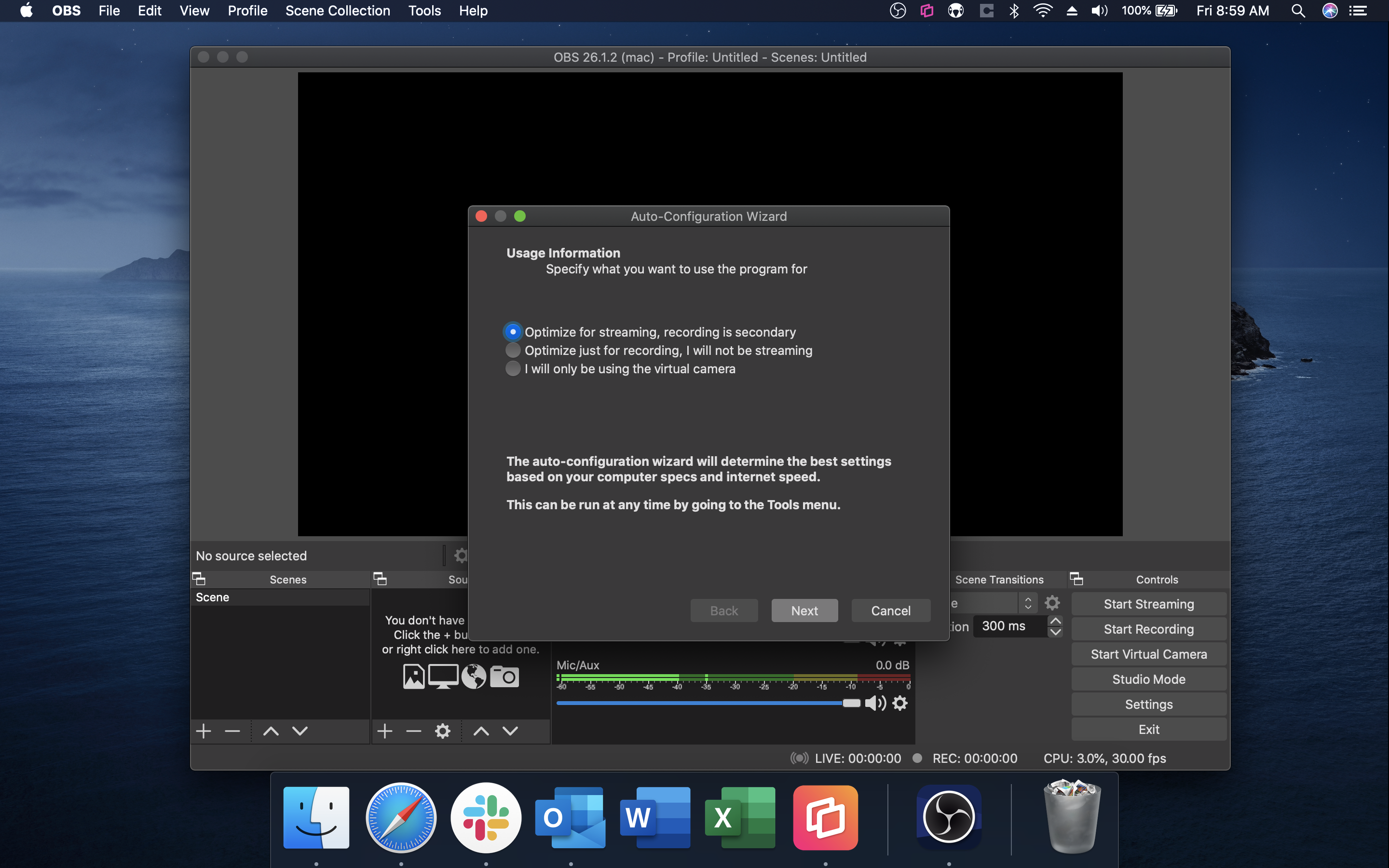 how to connect obs to twitch step by step