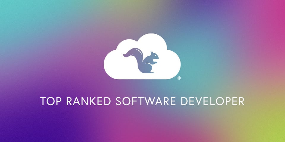 Top Ranked Software Developer with Squirrels logo