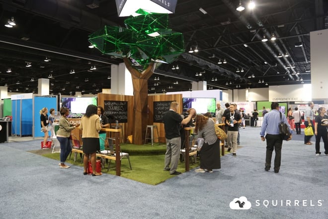 Squirrels Booth Iste 2016 Tree
