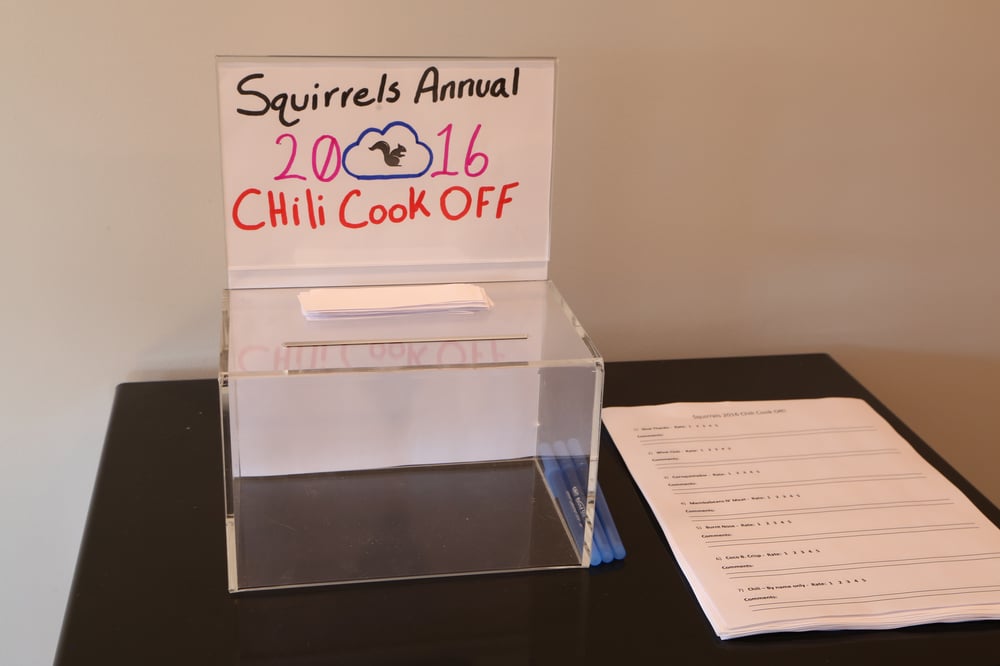 Squirrels Chili Cook-off