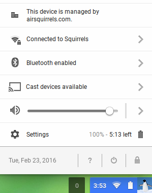 Chromebook Display to Apple TV or Reflector
