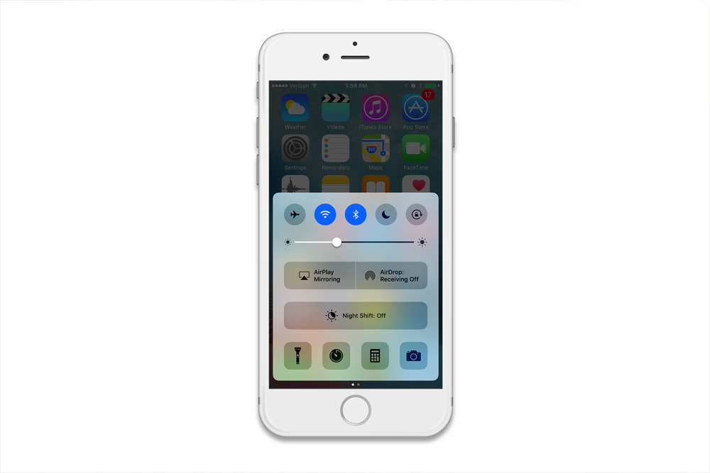 Reflector 2 - iPhone Control Center