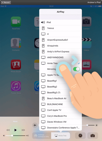 iOS 9 Mirroring Step 4