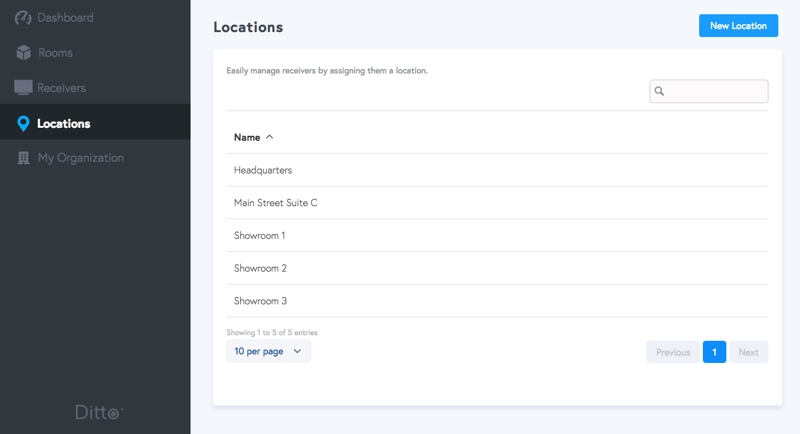 Ditto Locations