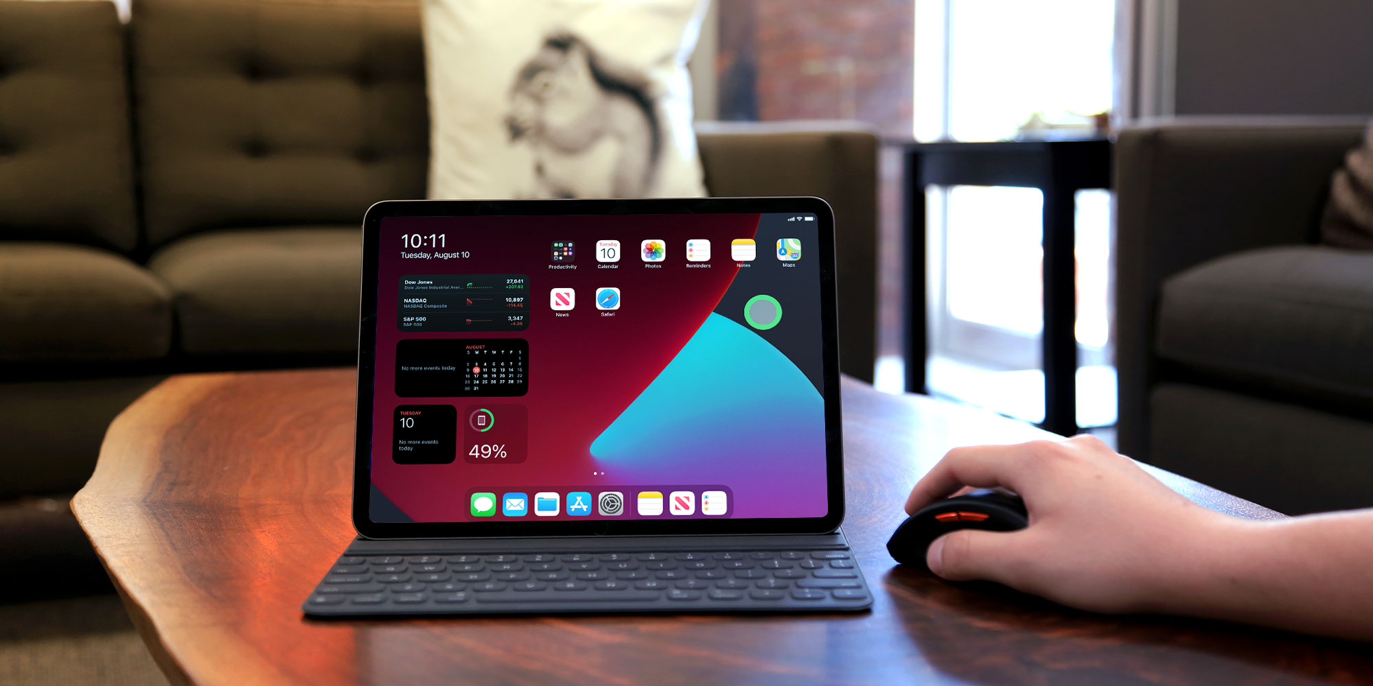 How To View and Record On-screen Taps with Mouse Support in iPadOS - Featured Image