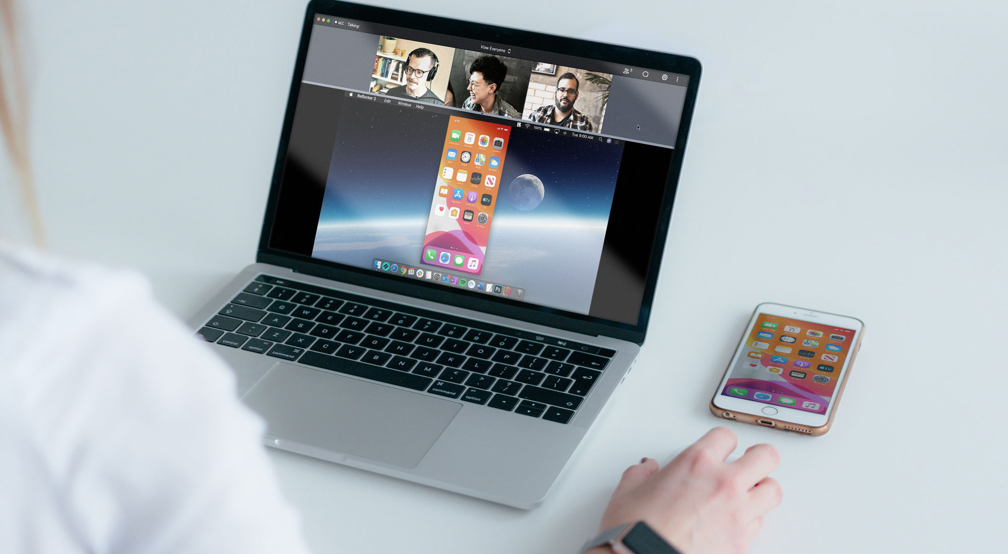 how to share screen on zoom on phone