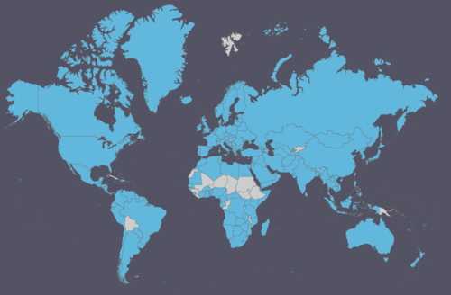 Software used around the world. Thanks!