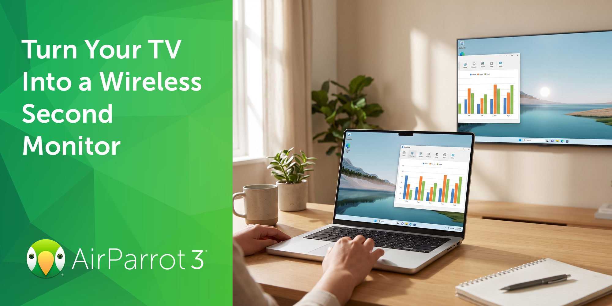 How to use your TV as a second monitor (without buying anything or plugging anything in)